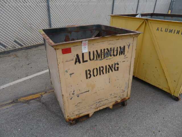 Metal Scrap Bin on Wheels - MISCELLANEOUS