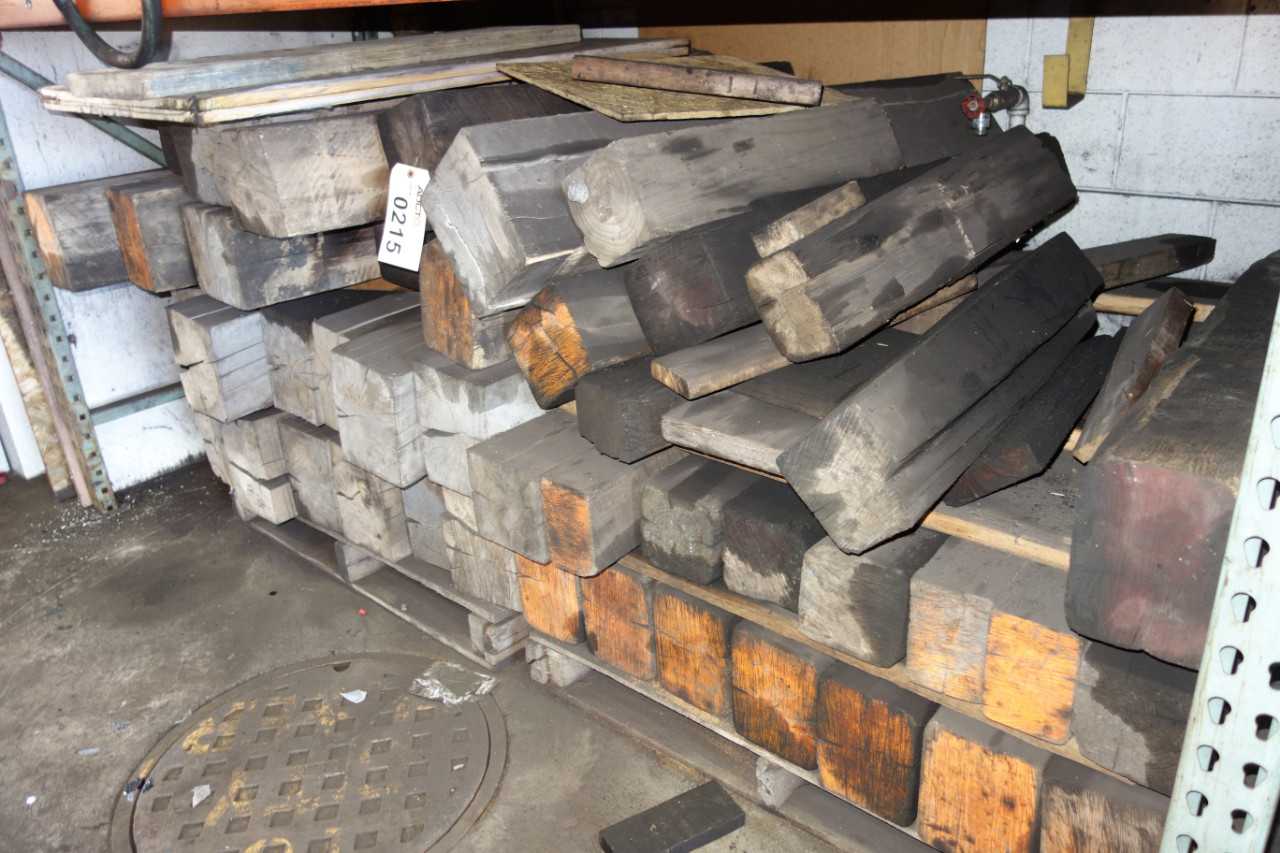 2 PALLETS OF ASSORTED WOOD BLOCKS - ELECTRIC POWER TOOLS