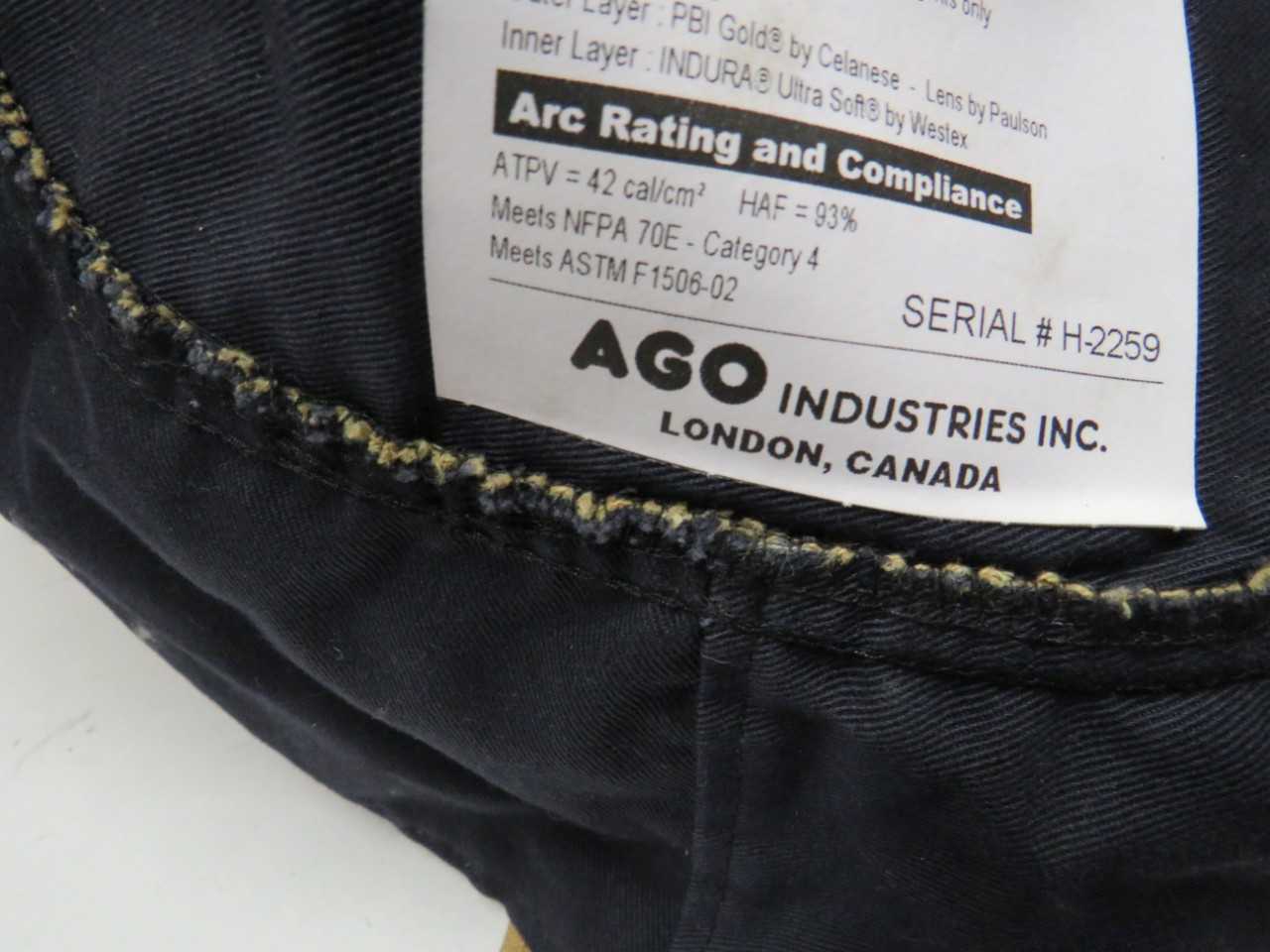 AGO SP-800-2 FLASH HOOD 42CAL/CM2 - WELDING EQUIPMENT