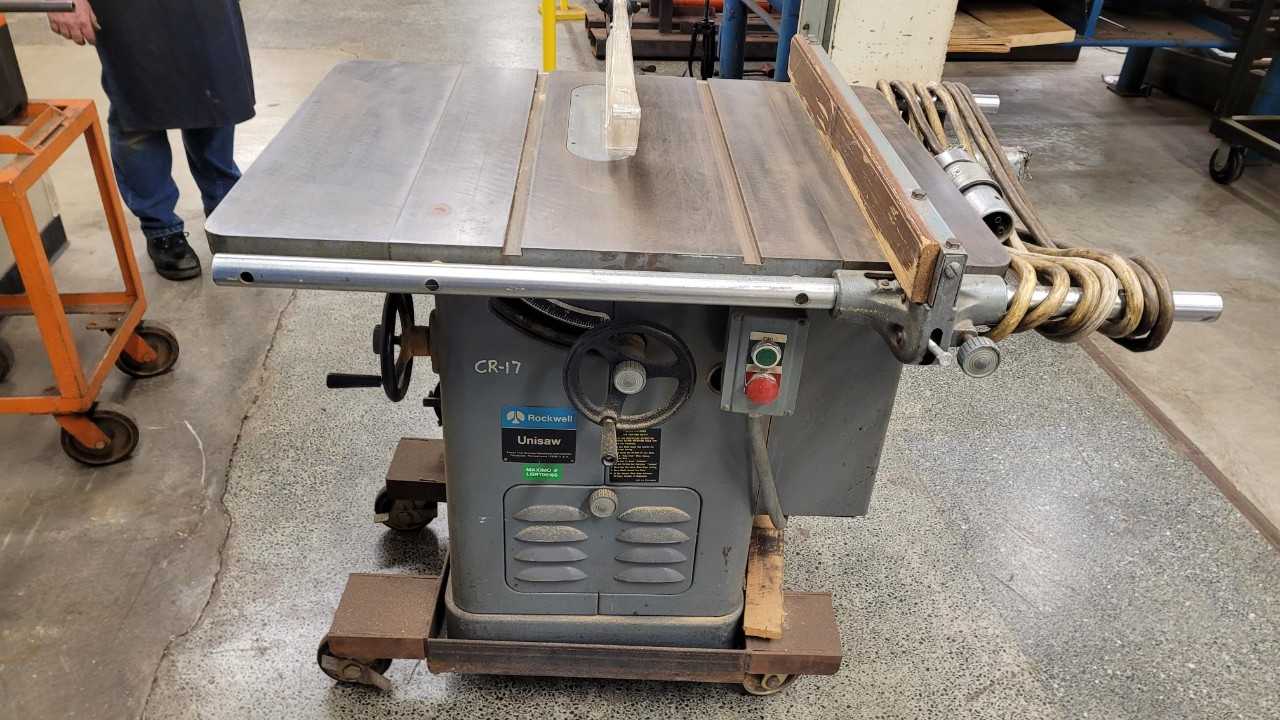 Rockwell Table Saw - METAL SAWS