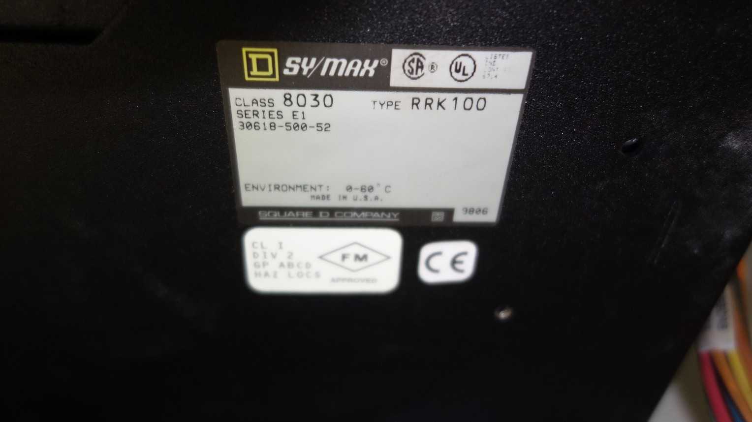 LOT OF 3 ASSORTED ELECTRICAL PANEL, 1X SQUARE D SY/MAX CONTROL PANEL, 2X ALLEN BRADKEY 505-AOD REVERSING COMBINATION STARTER DISCONNECT - ELECTRICAL COMPONENTS