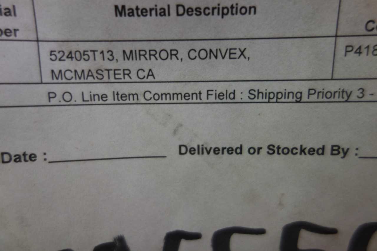 Lot of 4 McMaster Carr 52405T13 Convex Mirror - MACHINING ACCESSORIES & TOOLING