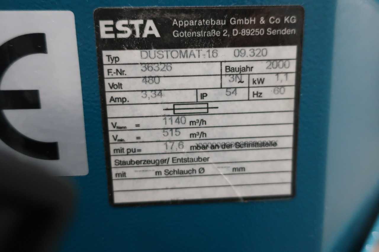 ESTA DUST EXTRACTOR - DUST COLLECTOR