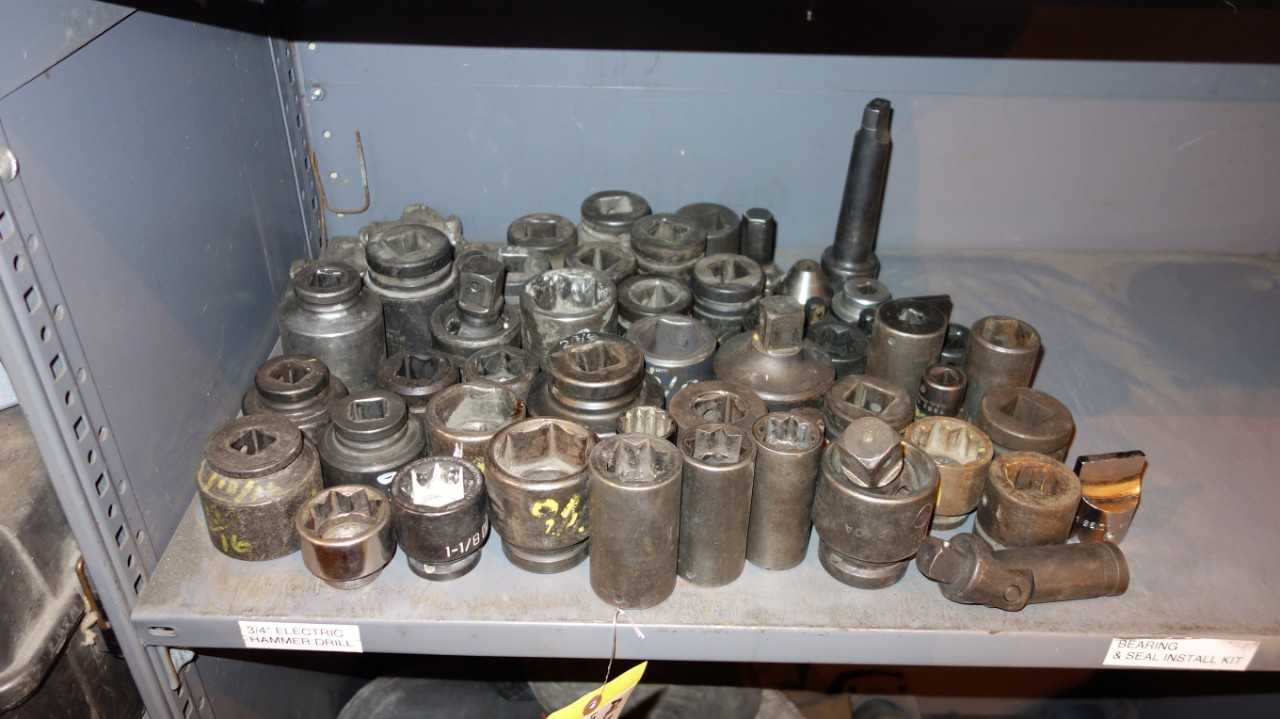 CONTENTS OF SHELF SECTION - MACHINING ACCESSORIES & TOOLING