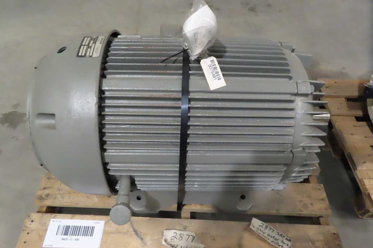SIEMENS ALLIS 445TS 100HP 460V-AC AC INDUCTION MOTOR - ELECTRIC MOTORS