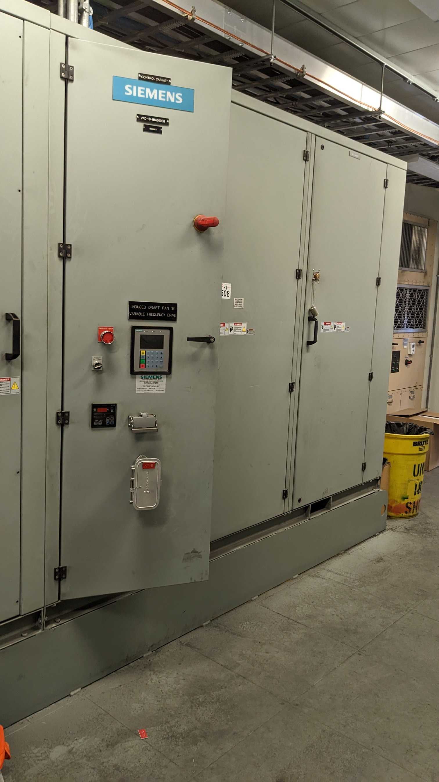 SIEMENS VFD 3 DOOR CONTROL CABINET - AUTOMATION & CONTROLS