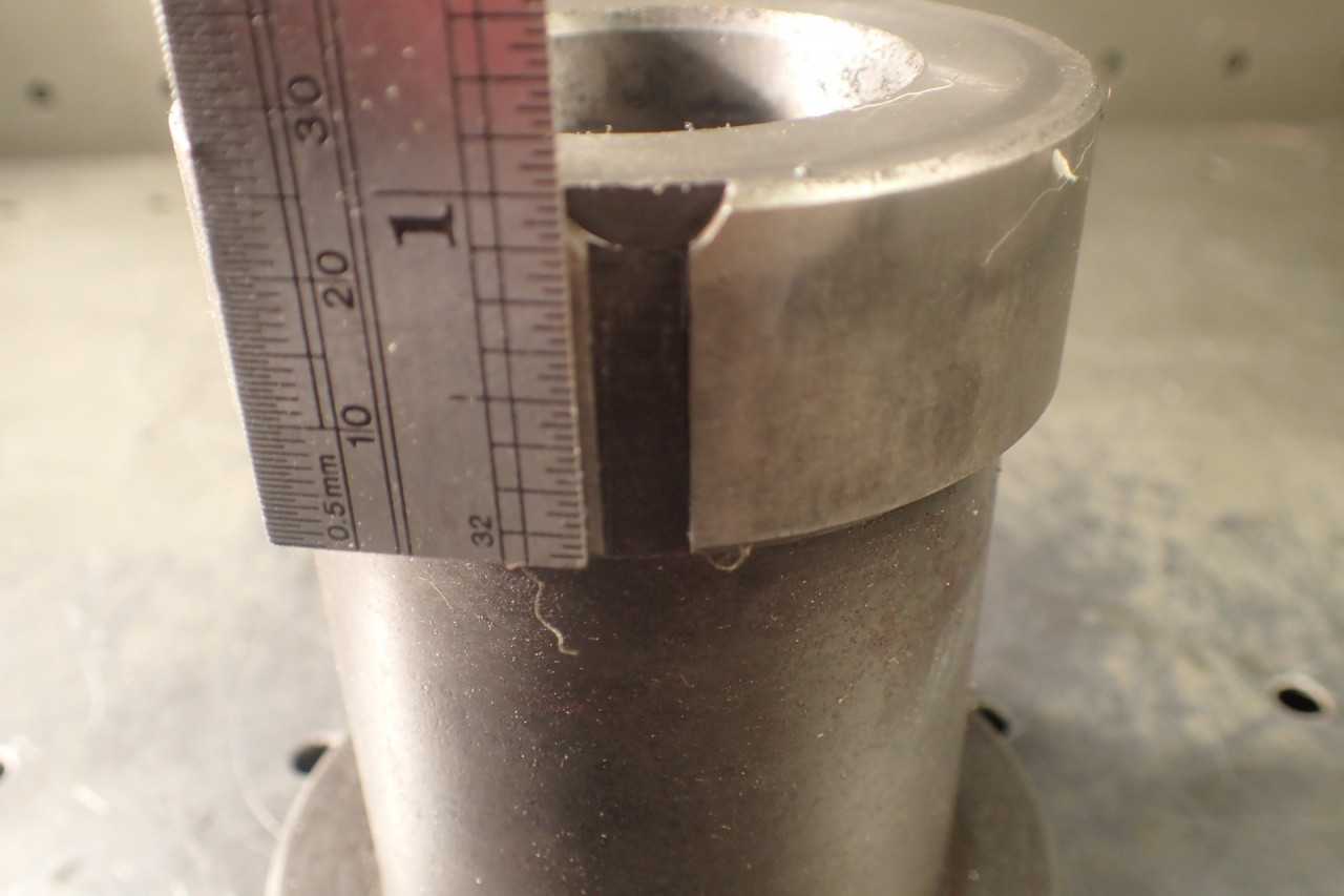 Brown & Sharpe 22C (#3) Collet Chuck Sleeve 3.70" Lg OD 4.255" Long 2.93 Tail OD - MACHINING ACCESSORIES & TOOLING
