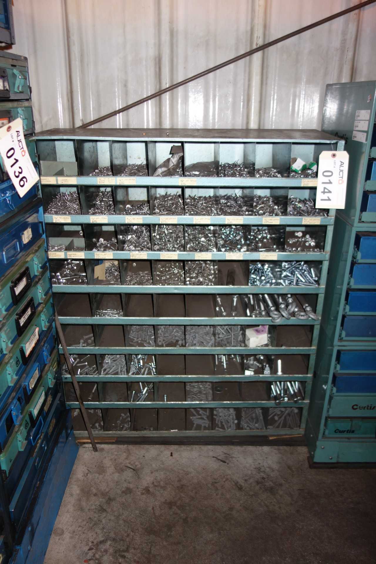 CONTENTS WITH CABINET, HARDWARE - TOOL STORAGE