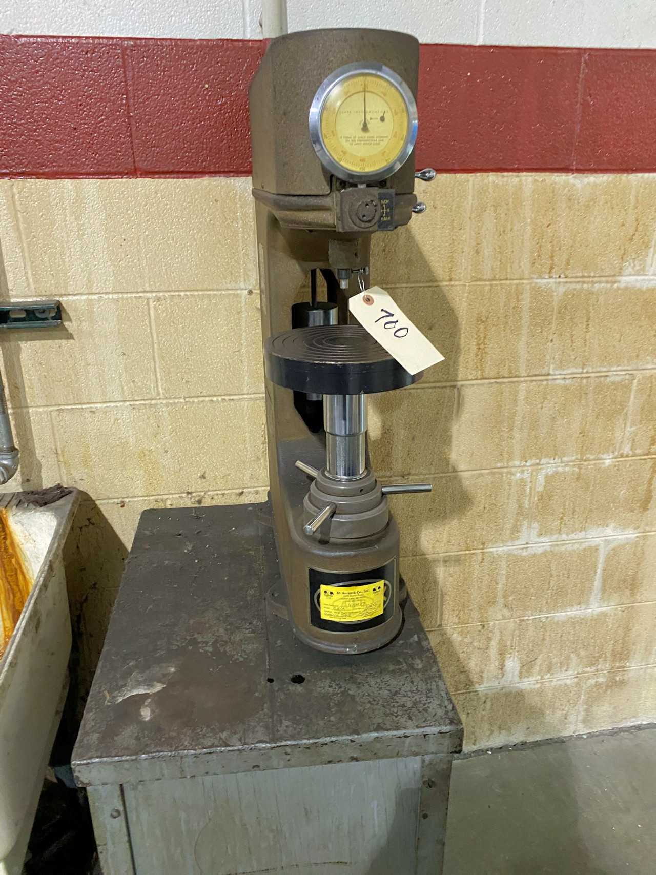 Rockwell Hardness Tester, with Stand - LAB & SCIENTIFIC