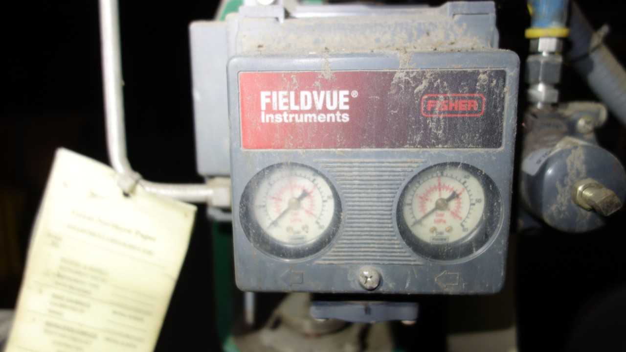 FISHER EZ-667 4IN STEEL CONTROL VALVE ACTUATOR W/ DVC5010 - CONTROL VALVE