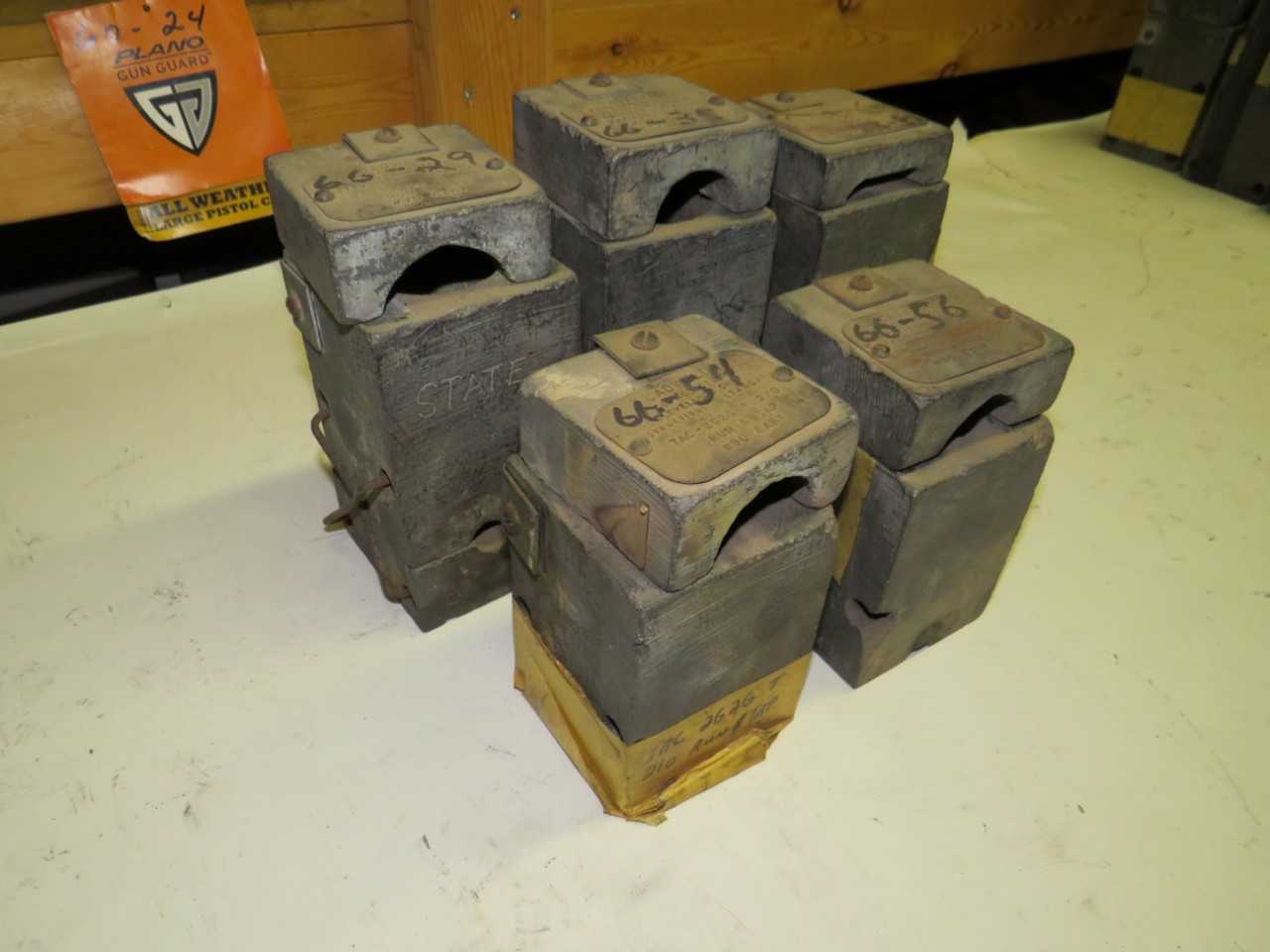 LOT OF 5 CADWELD 2/O RUN & TAP MOLD - HAND TOOLS