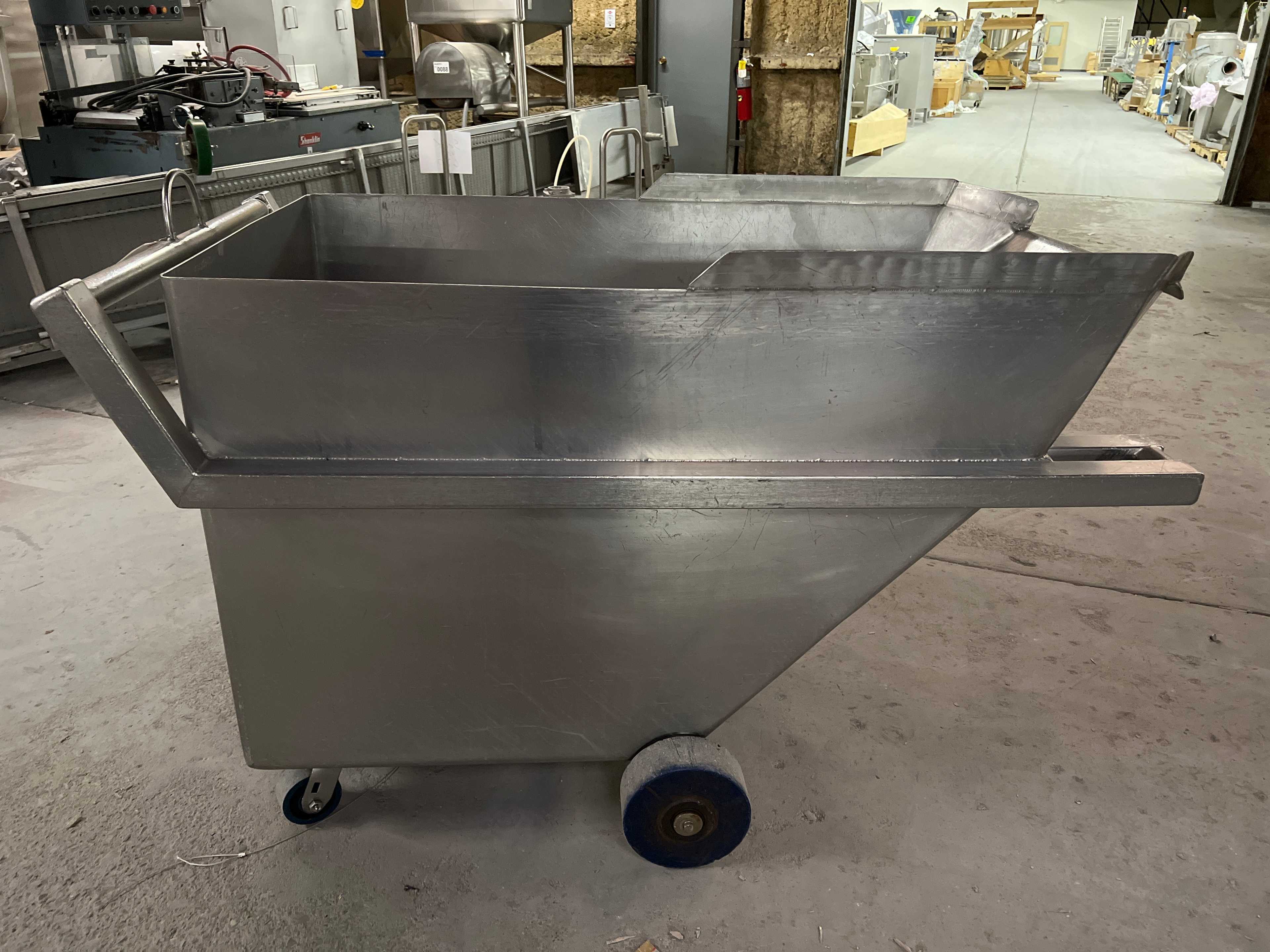 Stainless Steel Dump Cart Hopper