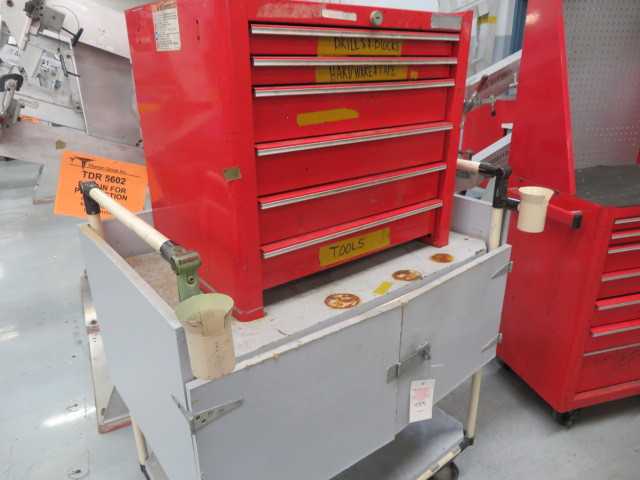 7 Drawer Tool Box Snap On with cart - MISCELLANEOUS