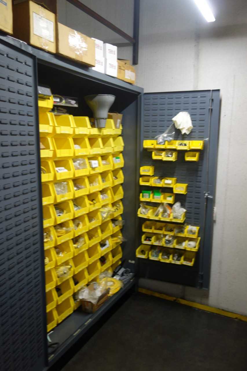 Durham steel cabinet with contents - TOOL STORAGE