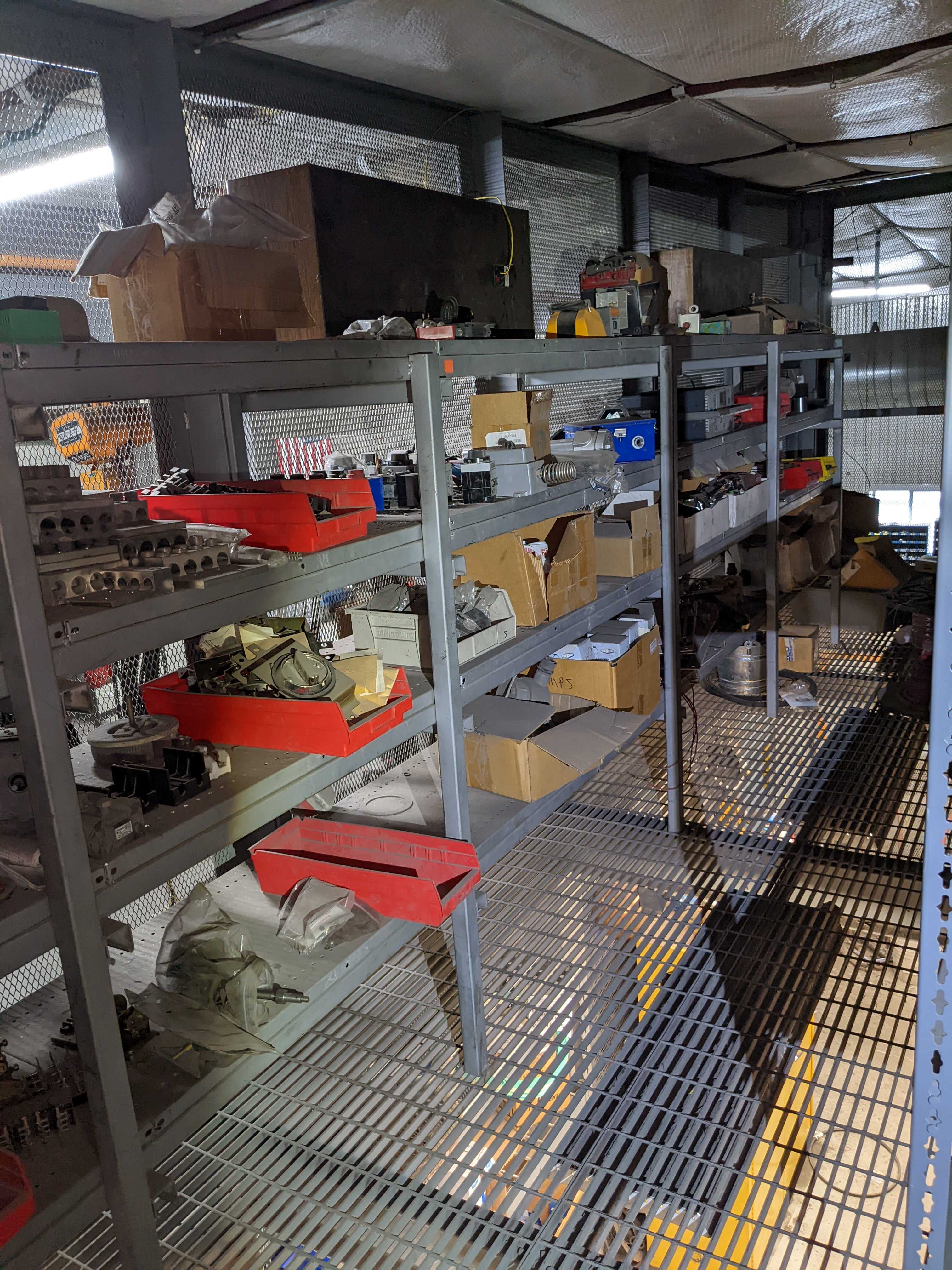 CONTENTS OF SHELVES - ELECTRICAL COMPONENTS CONTENTS OF SHELVES - ELECTRICAL COMPONENTS