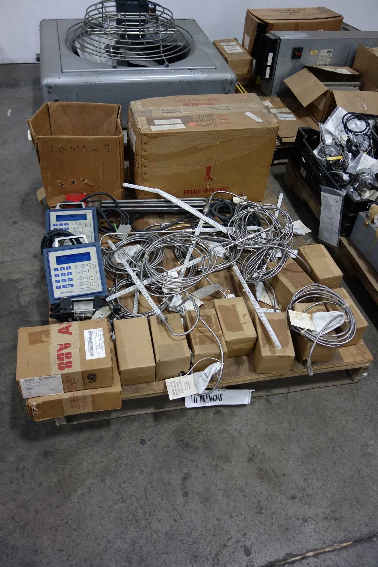 4 PALLETS OF ASSORTED ELECTRICAL - ELECTRICAL COMPONENTS