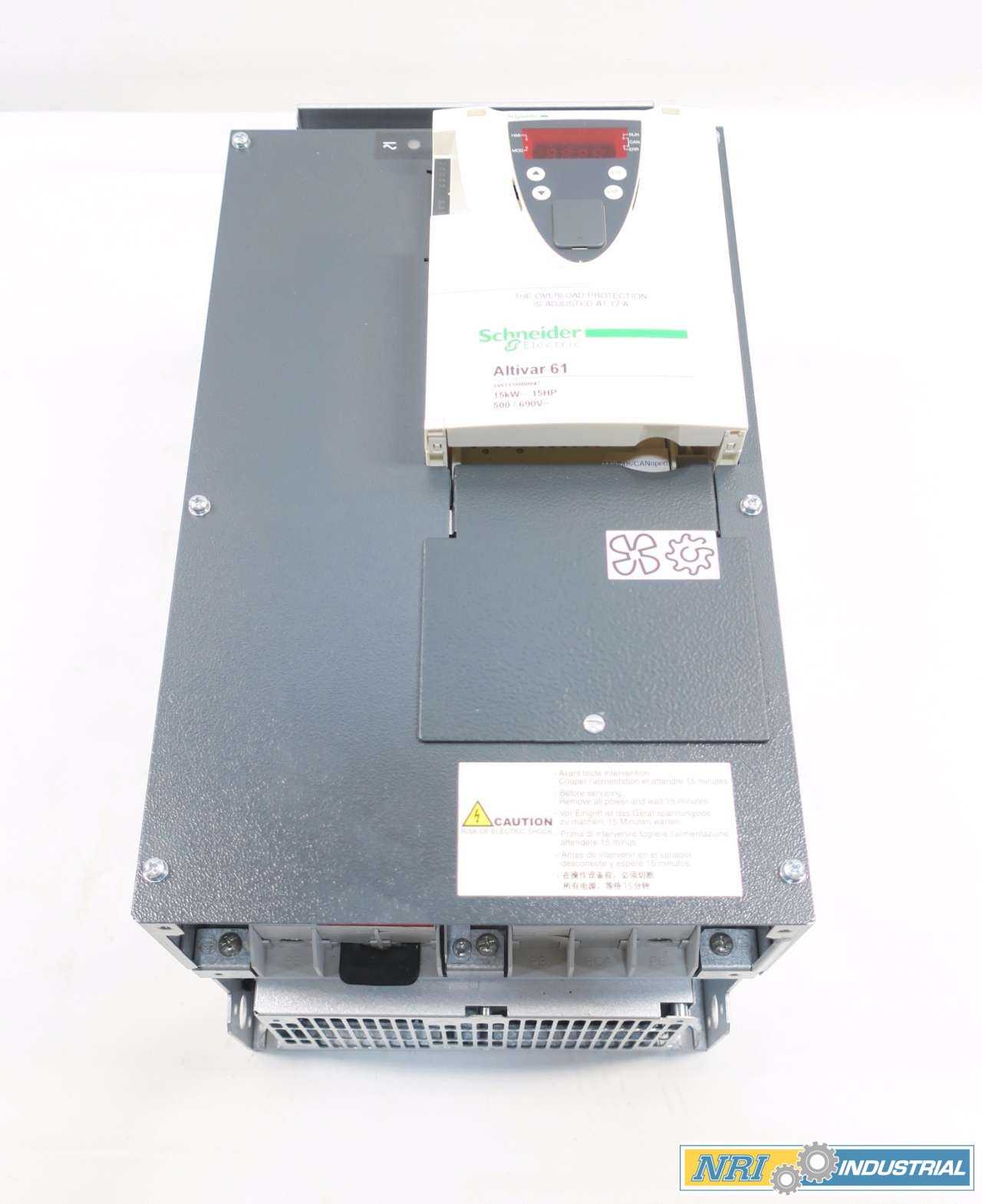 SCHNEIDER ALTIVAR 61 15HP VFD - MOTOR DRIVES