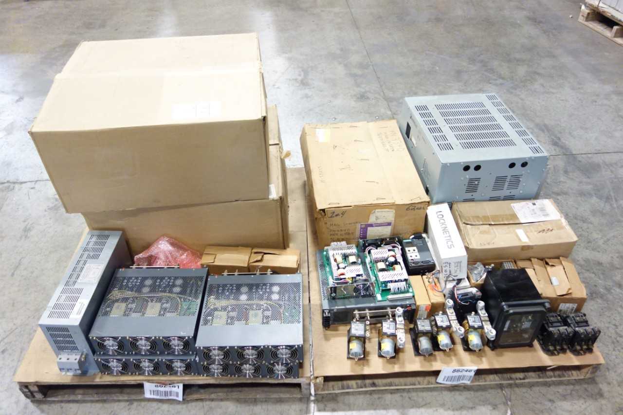 2 PALLETS OF ASSORTED ELECTRICAL - ELECTRICAL COMPONENTS