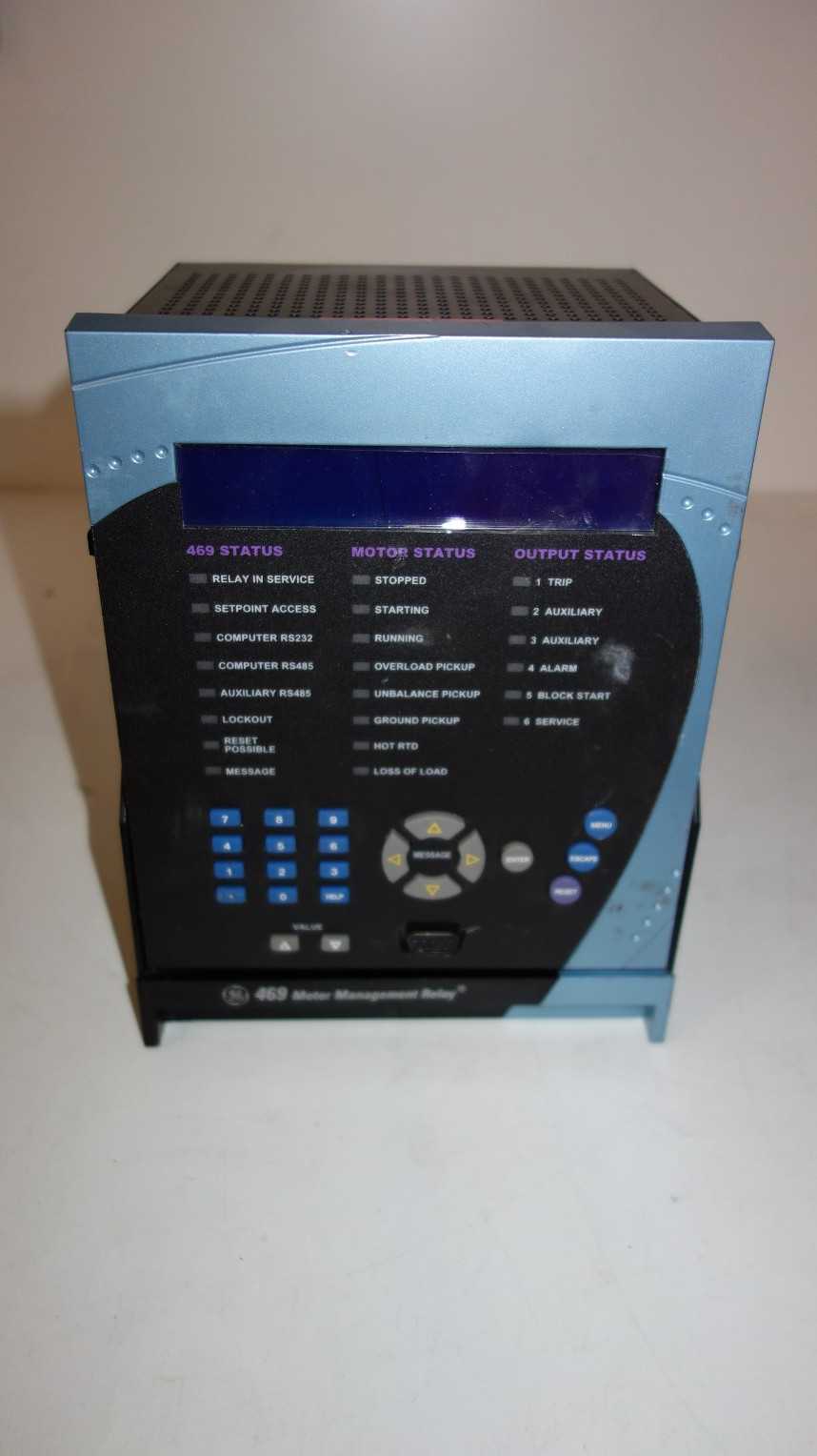 GENERAL ELECTRIC MULTILIN 469-P5-HI-A20-E-H RELAY - ELECTRICAL PARTS