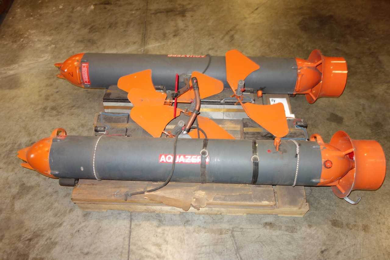 LOT OF 2 AQUAZEPP UNDERWATER DPV DIVING SCOOTER BATTERIES INCLUDED - ELECTRIC POWER TOOLS