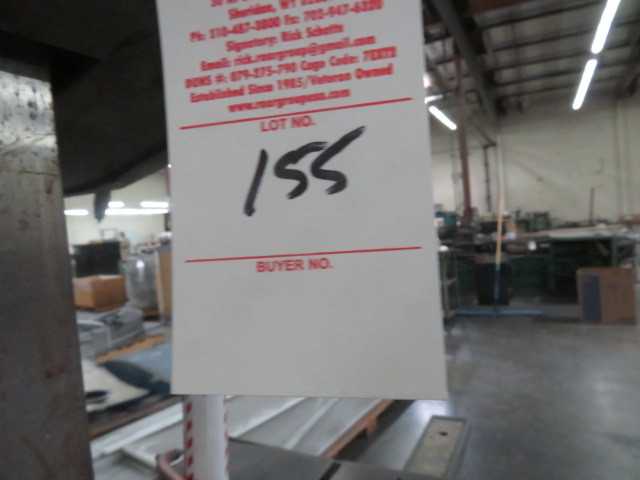 Do All Vertical Band Saw, model 2012-2A - MISCELLANEOUS