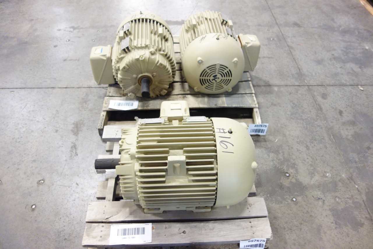 LOT OF 3 GENERAL ELECTRIC MOTORS - ELECTRIC MOTORS