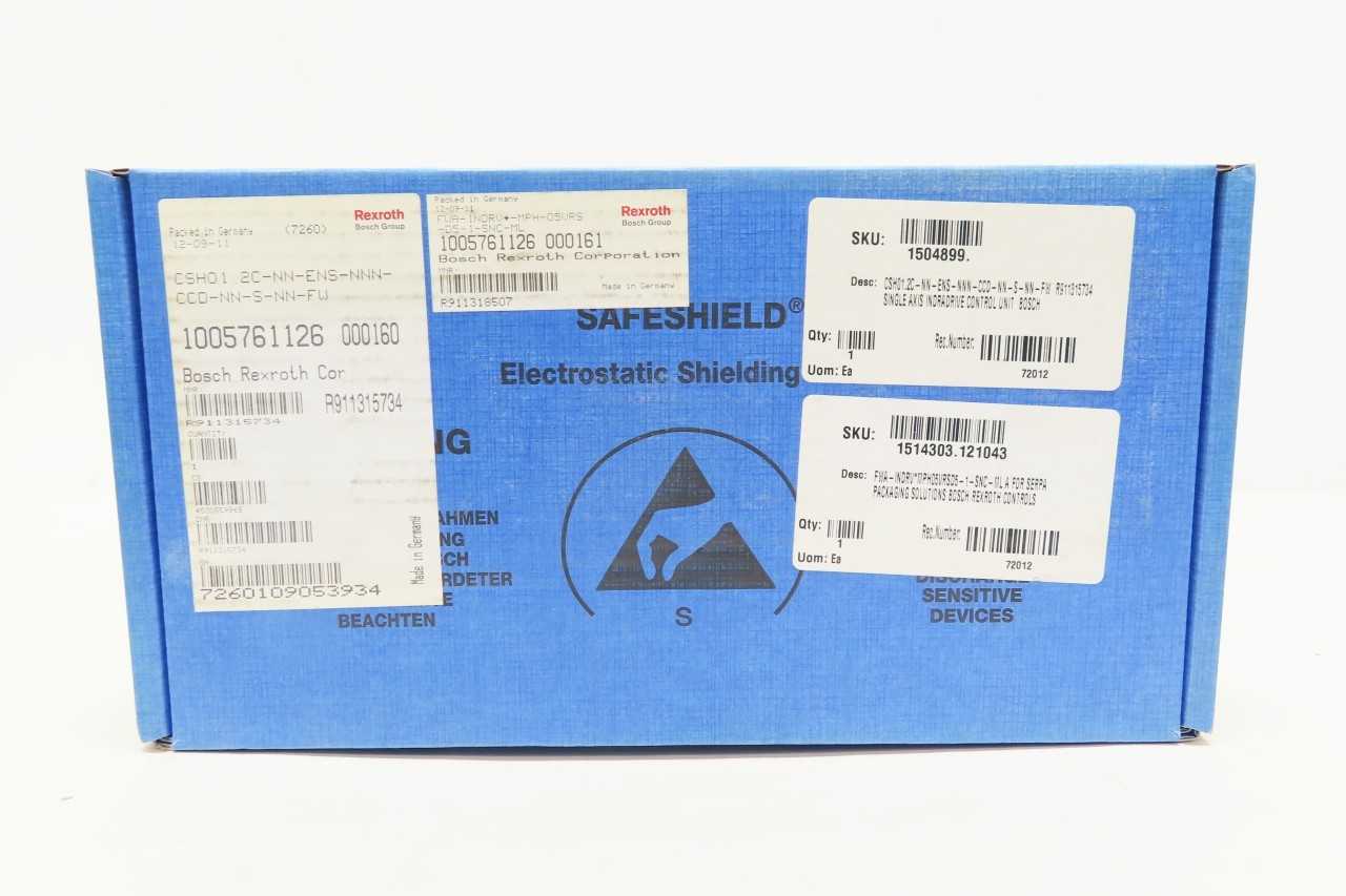 BOSCH REXROTH R911315734 CSH01.2C-NN-ENS-NNN-CCD-NN-S-NN-FW SINGLE AXIS INDRAMAT SERVO CONTROL UNIT SERVO MODULE - SERVO BOSCH REXROTH R911315734 CSH01.2C-NN-ENS-NNN-CCD-NN-S-NN-FW SINGLE AXIS INDRAMAT SERVO CONTROL UNIT SERVO MODULE - SERVO