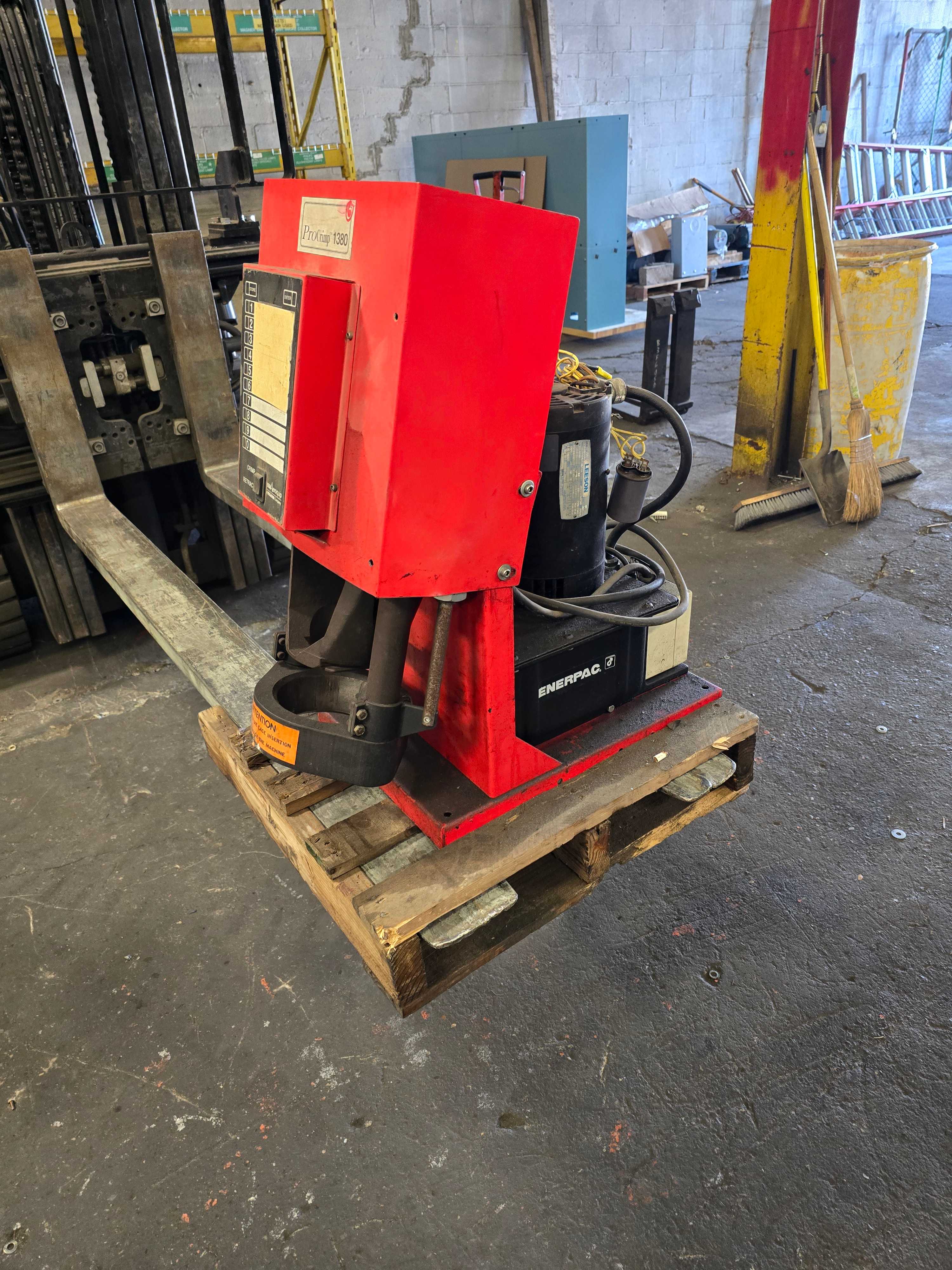 AEROQUIP ENERPAC PROCRIMP 1380 HYDRAULIC CRIMP MACHINE - HYDRAULIC WORKSHOP PRESS