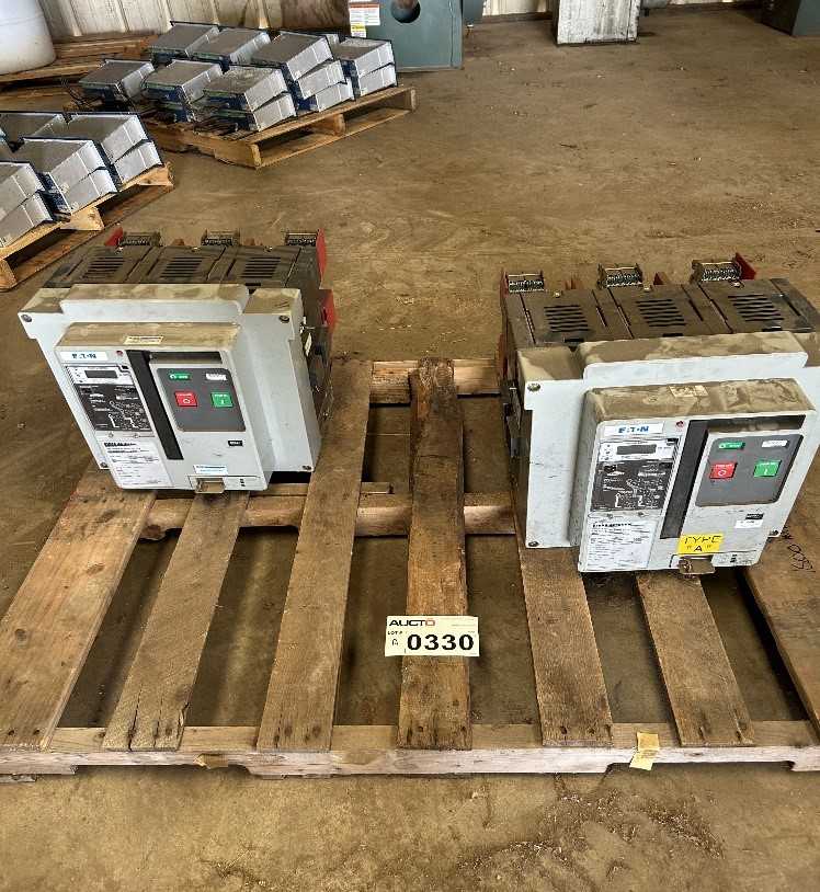 QTY 2 - EATON K1600-AR1600M LOW VOLTAGE POWER CIRCUIT BREAKER - LOW VOLTAGE CIRCUIT BREAKERS