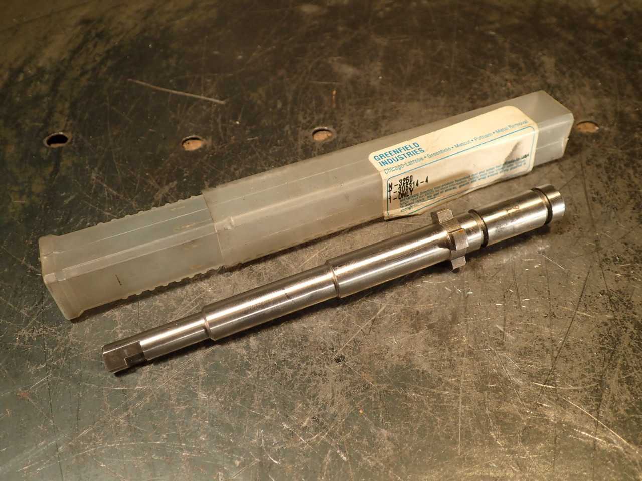 Greenfield Industries N-3250 5/16" Pilot Back Spotfacer Arbor: .48" Lugged Shank - TOOLING FOR MILLING MACHINES