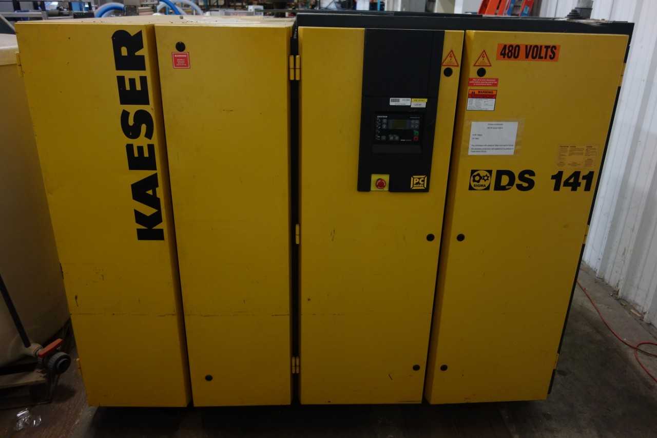 KAESER DS141 COMPRESSOR, 100HP, 460V, 60HZ, 17.35kA - AIR COMPRESSORS