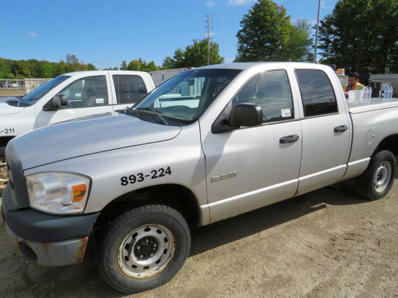2008 DODGE RAM 1500 4X4 QUAD CAB PICKUP TRUCK - HYDRO EXCAVATOR TRUCKS