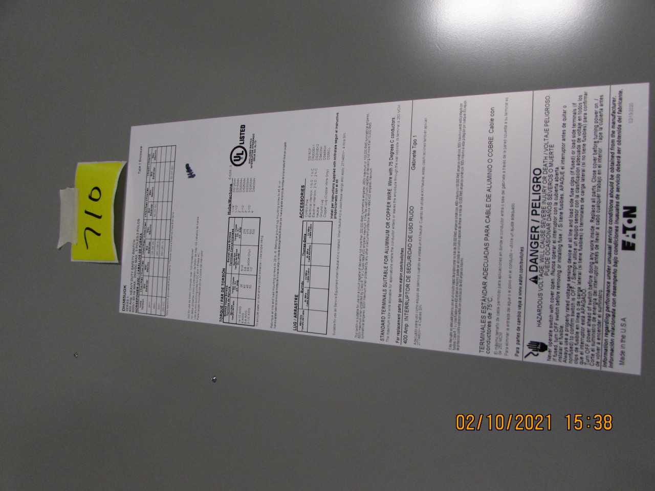 Eaton Safety Switches - SAFETY EQUIPMENT