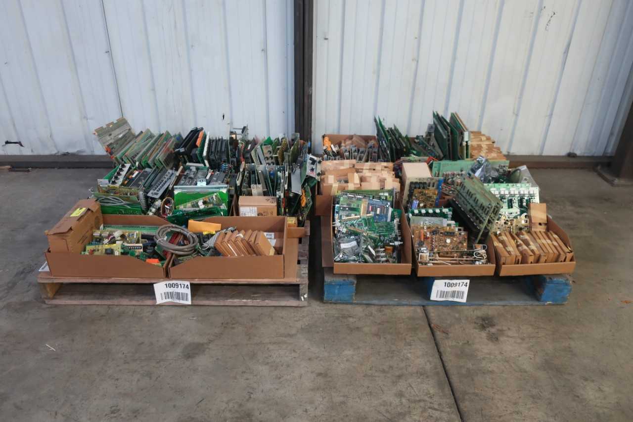 2 PALLETS OF ASSORTED PCB CIRCUIT BOARDS - AUTOMATION & CONTROLS