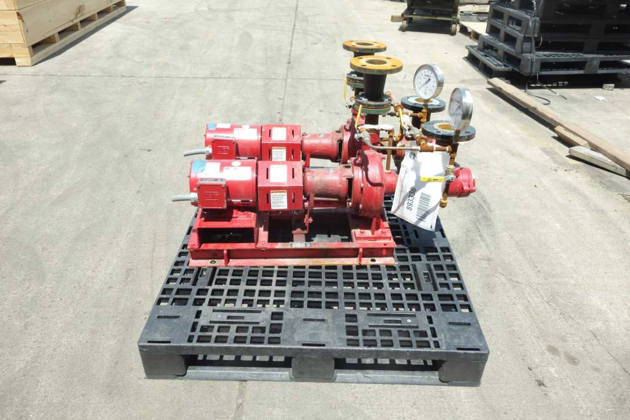 LOT OF 2 BELL & GOSSETT 1510 BF 6.375 CENTRIFUGAL PUMPS - CENTRIFUGAL PUMP