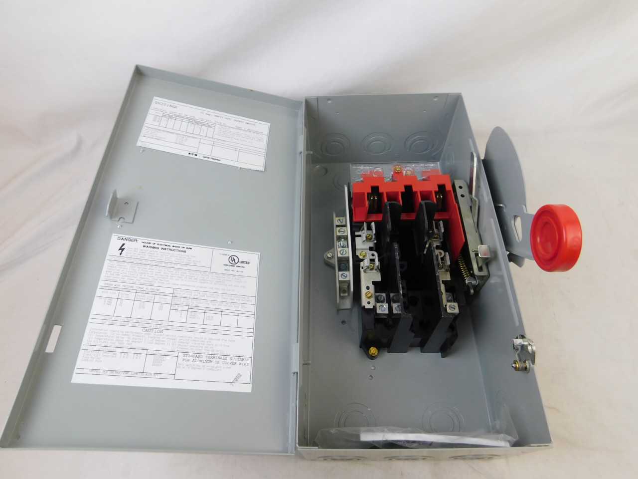 Quantity 3 of Eaton DH221NGK Safety Switch 2P 30A 240VAC - ELECTRICAL COMPONENTS