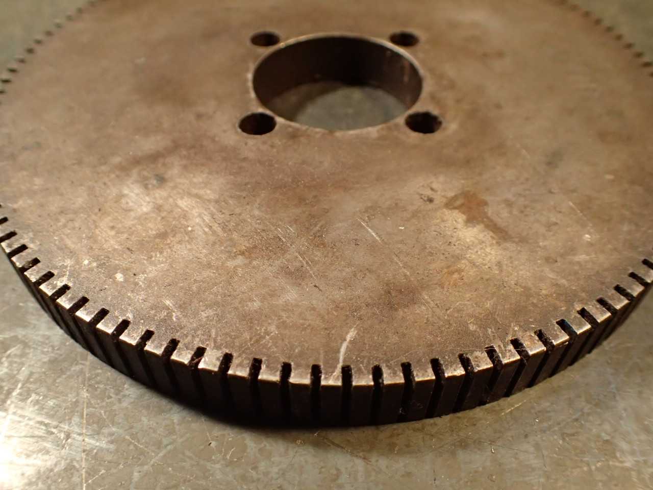 6" OD Super Spacer Dividing Head Index 109 Stop Plate: 1-1/2" Center Hole - MILLING MACHINE PARTS