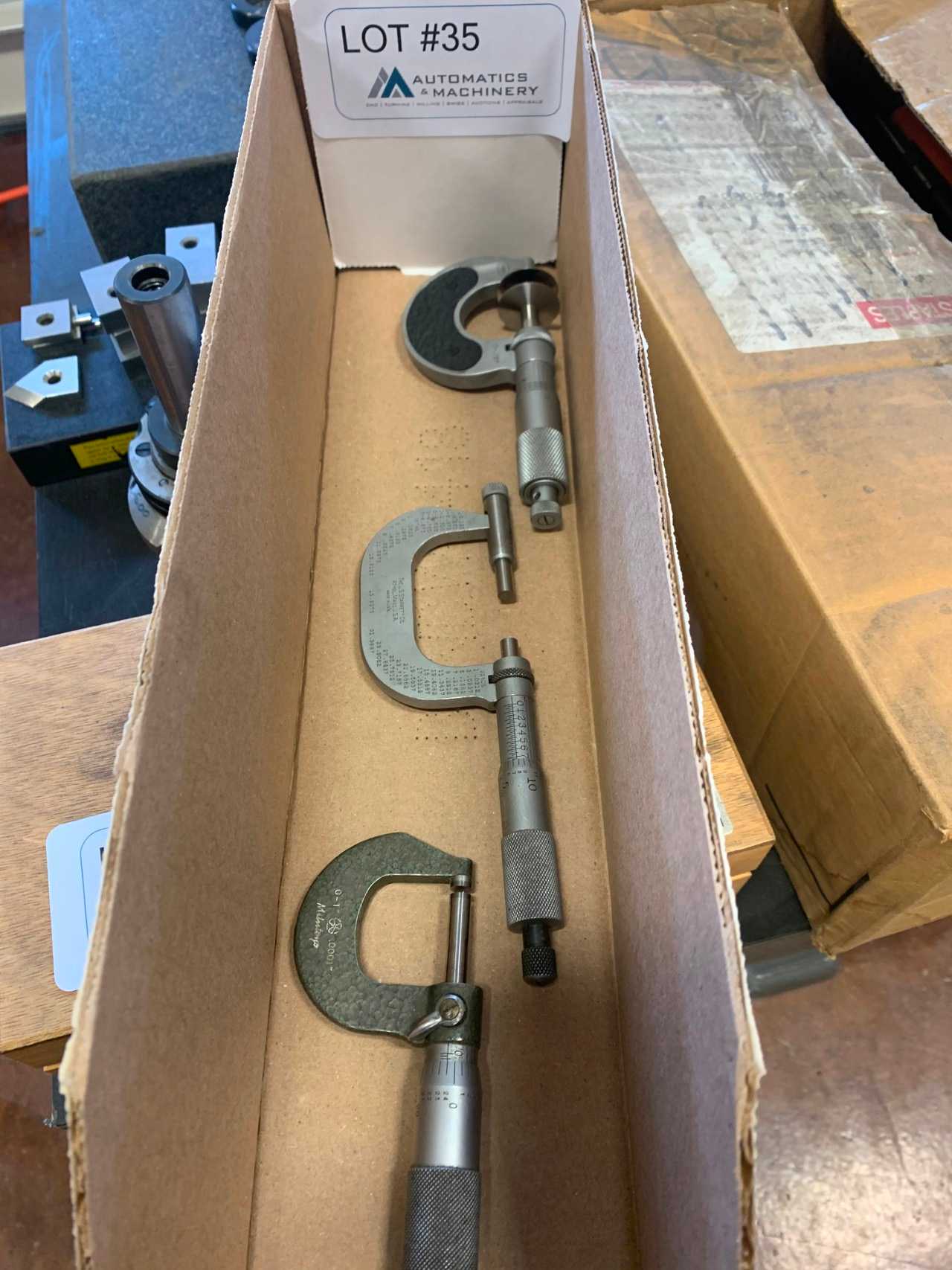 Mahr, Starrett & Mitutoyo Outside Micrometers - ELECTRIC POWER TOOLS