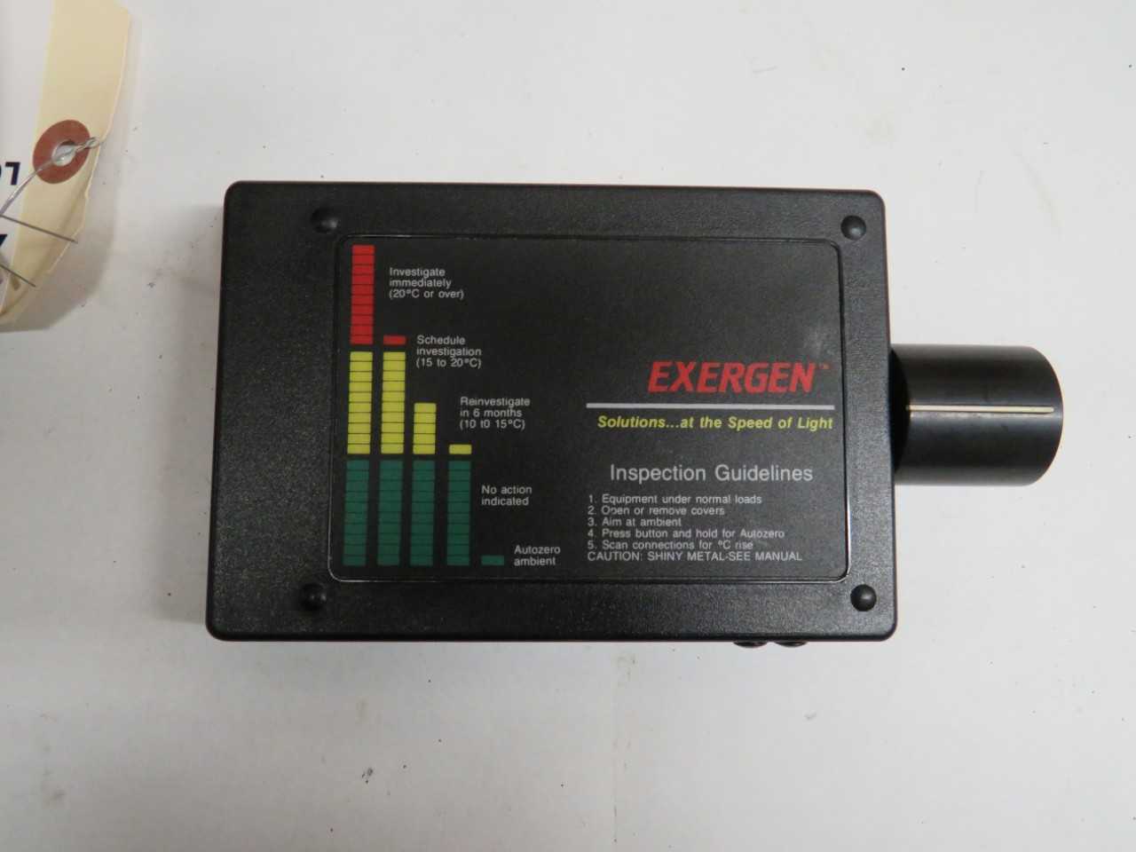 EXERGEN MICROSCANNER E AUTOZERO 3036 INFRA-RED HEAT SCANNER - ELECTRIC POWER TOOLS