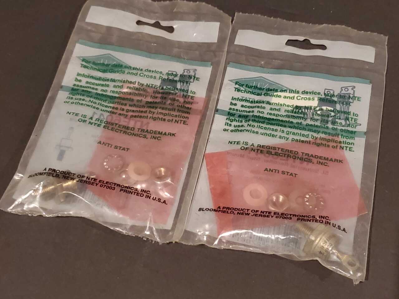 Lot of 2 NTE Rectifier NTE6041 - ELECTRICAL COMPONENTS