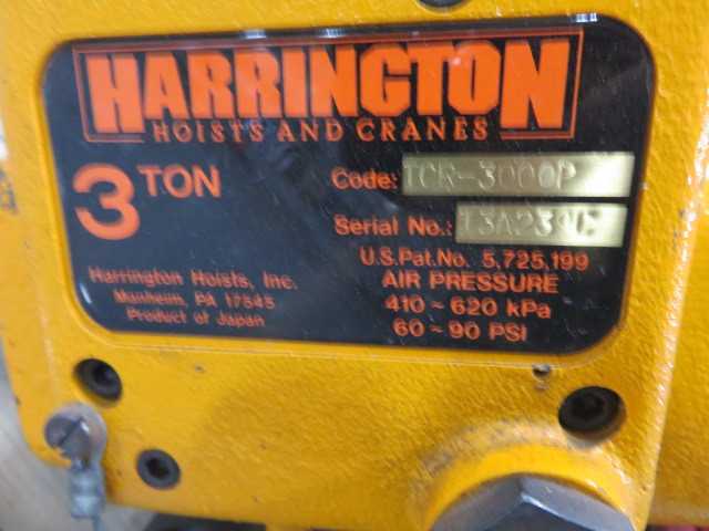 Harrington 3 Ton Crane - MISCELLANEOUS
