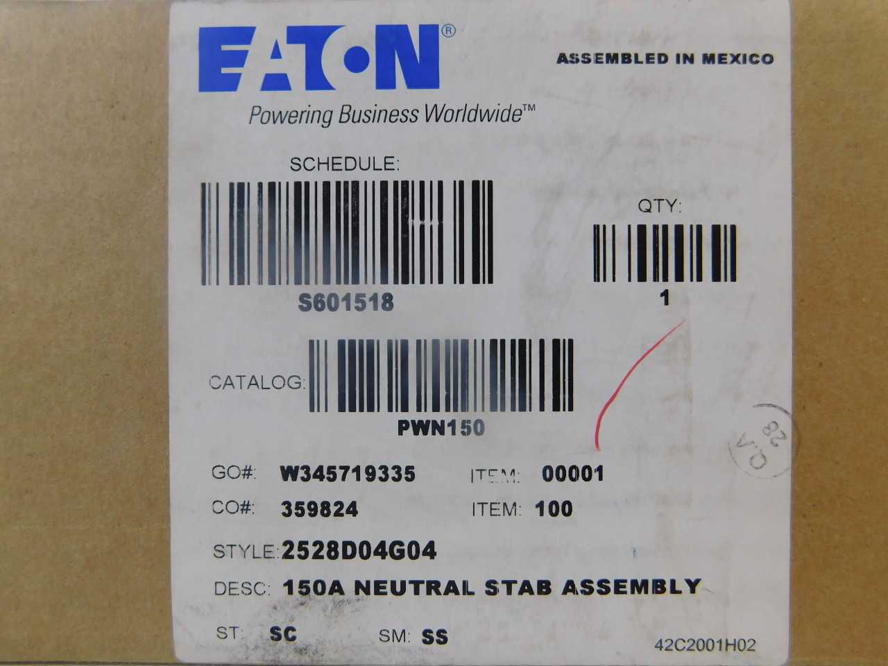 Quantity of 4x Assorted Busways - VALVES