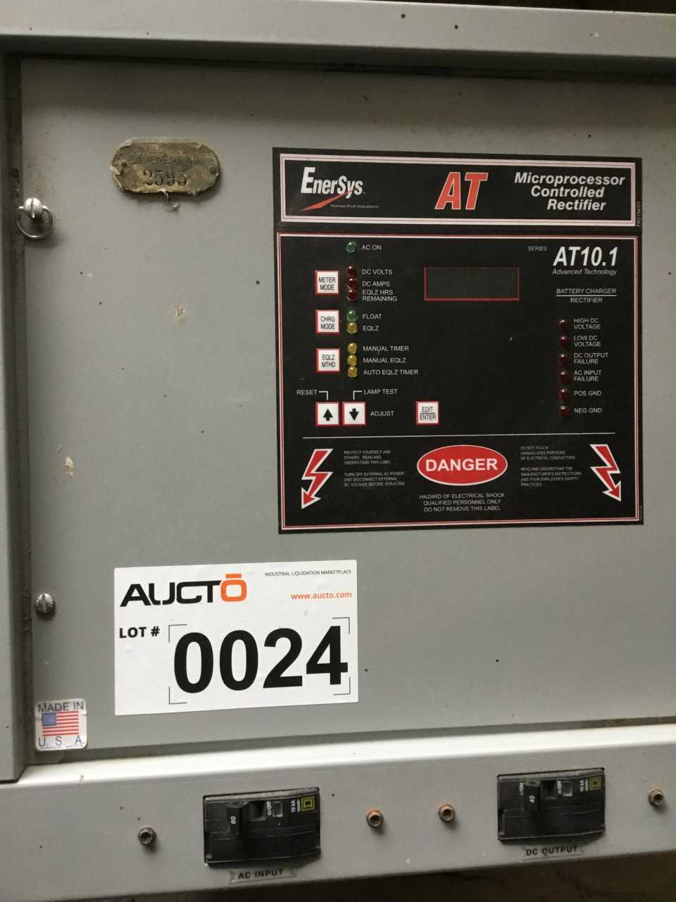 EnerSys AT Microprocessor Controlled Rectifier - ELECTRICAL COMPONENTS