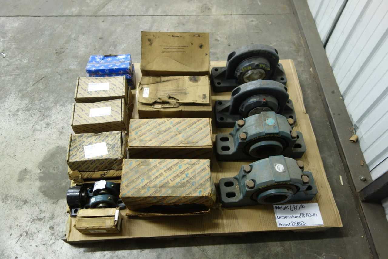 PALLET OF ASSORTED PILLOW BLOCK BEARINGS - BEARINGS