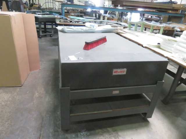 Mojave Black Granite, 96" X 48" X 12" with stand and certified - MISCELLANEOUS