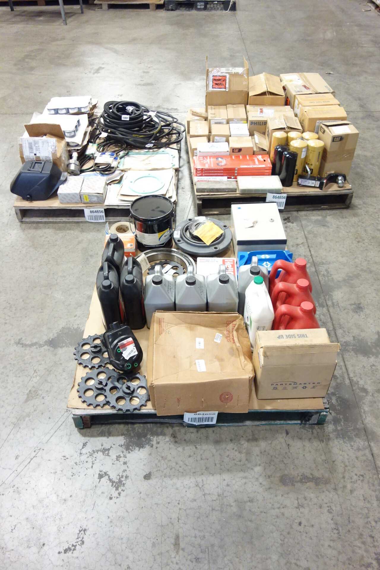 3 PALLETS OF ASSORTED INDUSTRIAL SURPLUS AND SUPPLIES - ELECTRICAL COMPONENTS