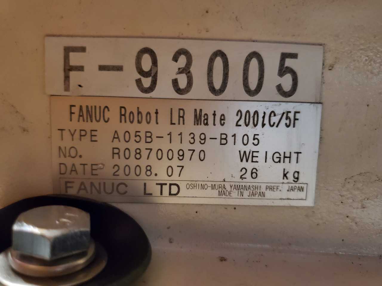 Fanuc LR-Mate Full System - INDUSTRIAL ROBOTS