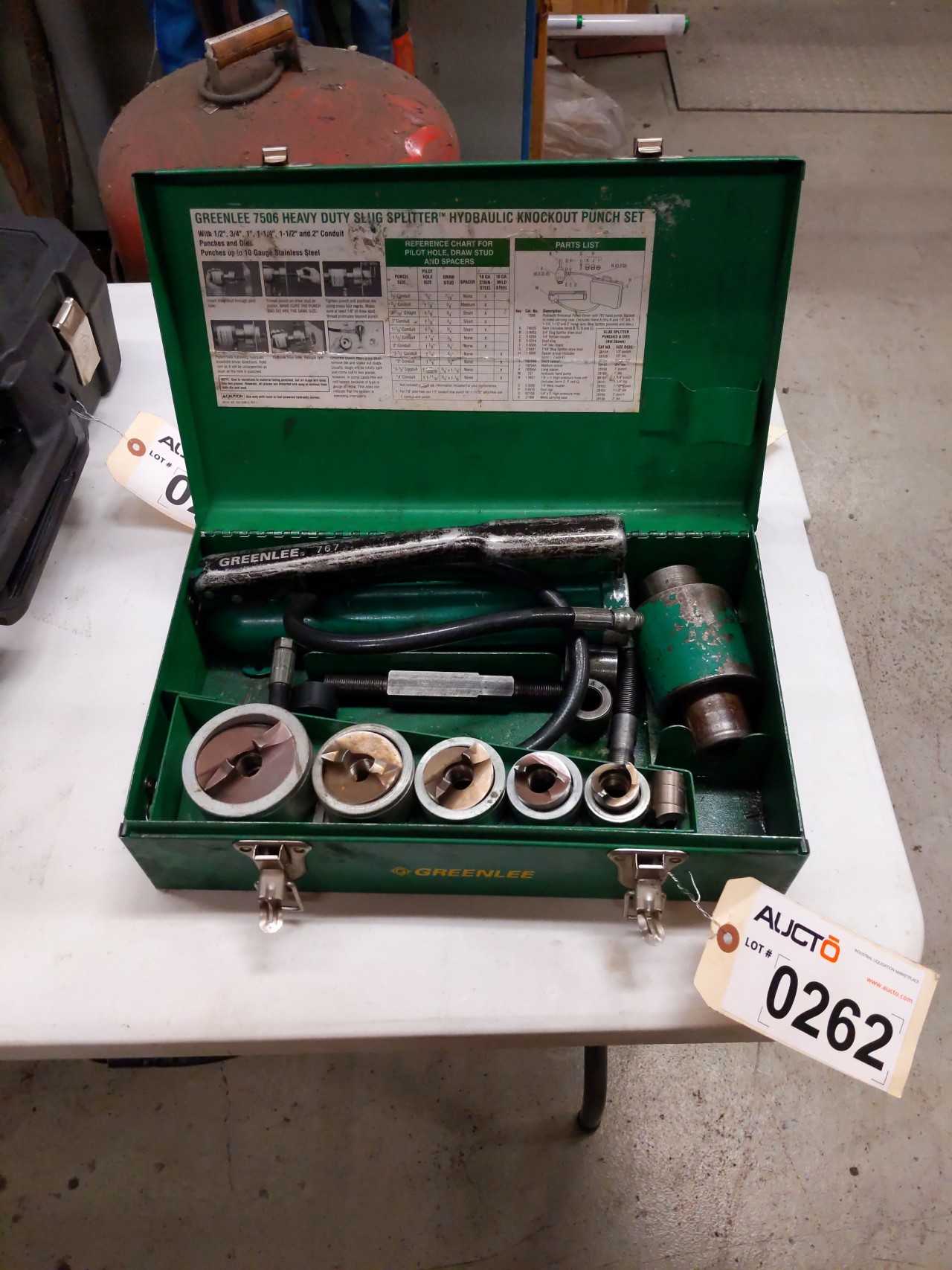 Greenlee 7506 Heavy Duty Slug Splitter - ELECTRIC POWER TOOLS