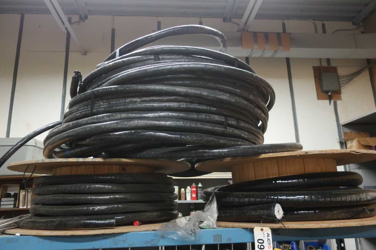 LOT OF ASSORTED ELECTRIC HEAT TRACING INSTRUMENT TUBING - POWER TRANSMISSION