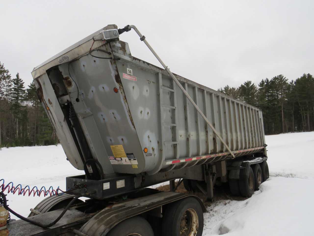 2001 FREUHAUF DBX28NDL2NW127 ASH TRAILER - TRAILERS
